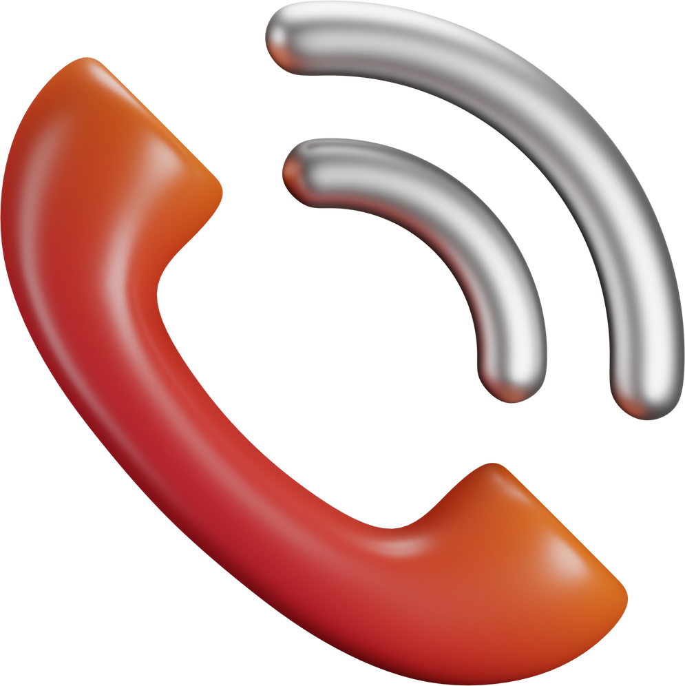 3D Phone Call Icon